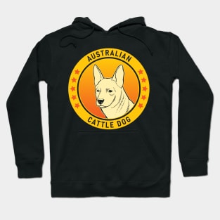 Australian Cattle Dog Portrait Hoodie